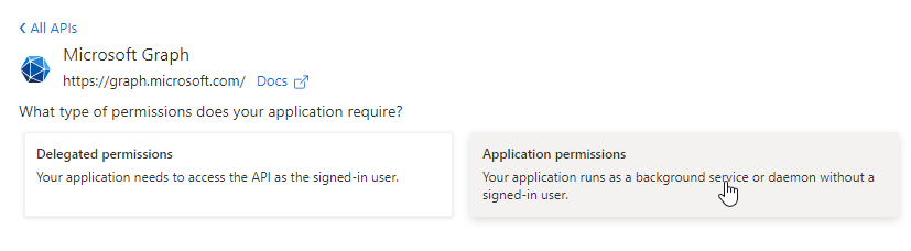 Application Permissions