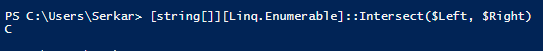 LINQ get the orange amount in PowerShell