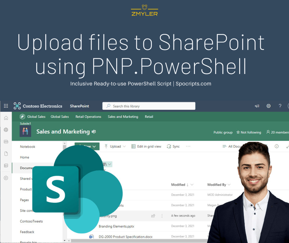 Upload documents to SharePoint (PNP.PowerShell)